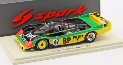 スパーク S7503 1/43 ポルシェ 956 No.47 Le Mans 1983 P. Henn - J-L 