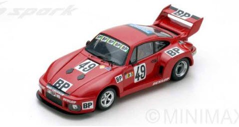 スパーク S7502 1/43 ポルシェ Carrera RSR No.49 Le Mans 1977 G