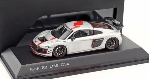 Spark 1:43 Audi R8 LMS GT4 Presentation Car silver grey