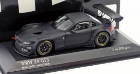 ミニチャンプス 437172500 1/43 BMW Z4 GT3 プレーンボディ サテンブラック - ミニチャンプス専門店　【Minichamps  World】