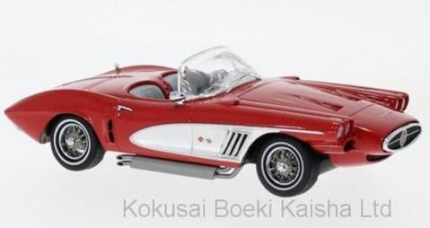 ミニカー　1/43 シボレー コルベット XP-700 ロードスター コンセプト 1959(レッド×シルバー) [NEO46516] NEO 1/43 シボレー コルベット XP-700 ロードスター コンセプト