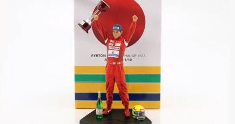 1988個限定 1/10 Iron Studios アイルトン・セナ 日本GP