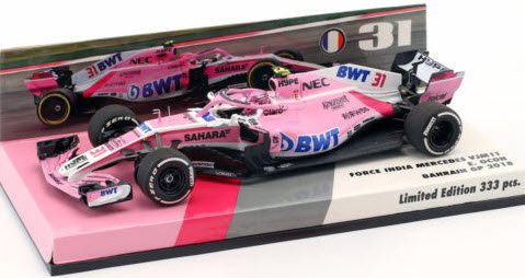 ミニチャンプス 447180031 1/43 サハラ フォース インディア F1 チーム 