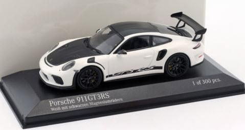 ミニチャンプス 413067033 1/43 ポルシェ 911 (991 II) GT3 RS 2018 ホワイト / ブラック ホイール 特注品 -  ミニチャンプス専門店　【Minichamps World】