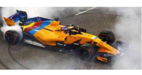 スパーク S6069 1/43 McLaren F1 No.14 Abu Dhabi 2018 MCL33 Last