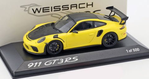 ミニチャンプス WAX02020085 1/43 ポルシェ 911 GT3 RS Weissach package イエロー / ブラック 特注品 -  ミニチャンプス専門店　【Minichamps World】
