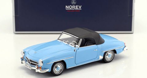 ノレブ 183400 1/18 メルセデス・ベンツ 190 SL 1955 ブルー - ミニチャンプス専門店　【Minichamps World】