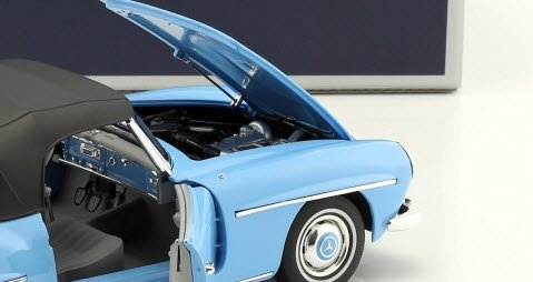 ノレブ 183400 1/18 メルセデス・ベンツ 190 SL 1955 ブルー - ミニチャンプス専門店　【Minichamps World】