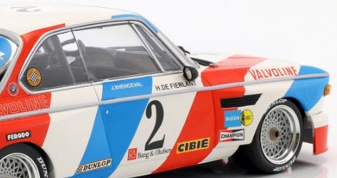 ミニチャンプス 155752602 1/18 BMW 3.0 CSL `LUIGI RACING` #2 スパ・フランコルシャン 24h 1975  ウィナーズ - ミニチャンプス専門店 【Minichamps World】