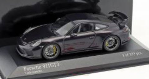 ミニチャンプス 410066027 1/43 ポルシェ 911 GT3 2017 パープルメタリック - ミニチャンプス専門店　【Minichamps  World】