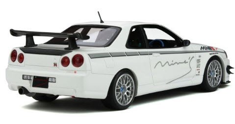 OTTO マインズ スカイライン GT-R R34 ホワイト 【まとめ買い】 www