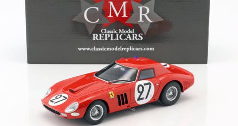 CMR CMR077 1/18 フェラーリ 250 GTO 64 #27 9th 24h ルマン 1964 Tavano / Grossmann -  ミニチャンプス専門店 【Minichamps World】