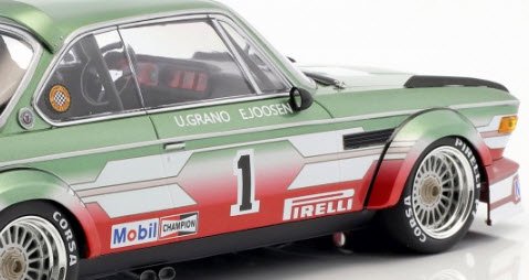 ミニチャンプス 155792501 1/18 BMW 3.0 CSL `BMW ITALIA` #1 GRANO/JOOSEN ETCC  ZANDVOORT 1979 - ミニチャンプス専門店　【Minichamps World】