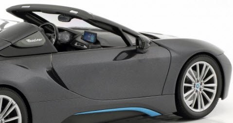 ミニチャンプス 155027030 1/18 BMW I8 Roadster (I15) 2018 グレーメタリック - ミニチャンプス専門店　 【Minichamps World】