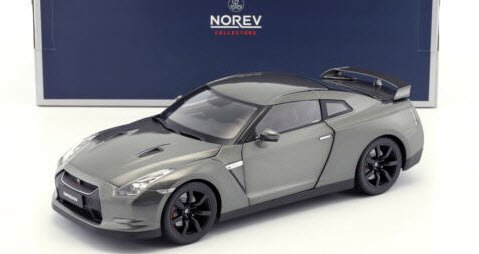 ノレブ NOREV 188053 1/18 ニッサン GTR R-35 2008 メタリックダークグレー(左ハンドル) - ミニチャンプス専門店　 【Minichamps World】