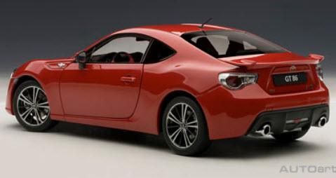 AUTOart オートアート 38537 1/18 トヨタ GT86 (欧州仕様/左H) (レッド 