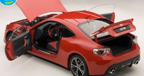 AUTOart オートアート 38537 1/18 トヨタ GT86 (欧州仕様/左H) (レッド) - ミニチャンプス専門店 【Minichamps  World】