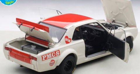 AUTOart オートアート 38539 1/18 日産 スカイライン GT-R (KPGC10) レースカー 1971 #6 日本グランプリ優勝/ 高橋国光 - ミニチャンプス専門店 【Minichamps World】