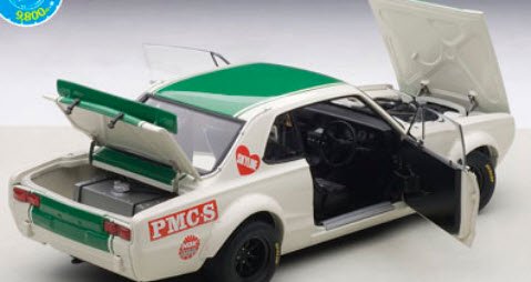 AUTOart オートアート 38540 1/18 日産 スカイライン GT-R (KPGC10) レースカー 1971 #8 日本グランプリ2位長谷見昌弘  - ミニチャンプス専門店 【Minichamps World】