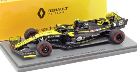 スパーク S6076 1/43 Renault F1 Team No.27 TBC 2019 Renault R.S.19 