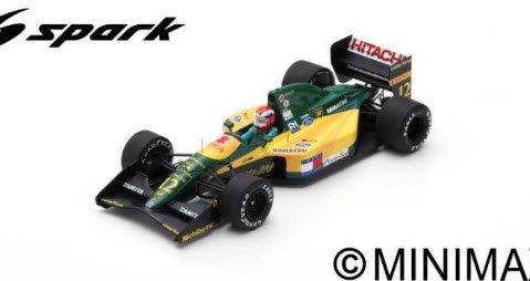 スパーク S5356 1/43 Lotus 107 No.12 French GP 1992 Johnny Herbert - ミニチャンプス専門店　 【Minichamps World】