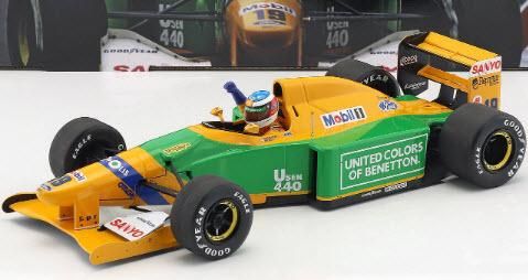 ー品販売 MINICHAMPS F1 1/18 ミハエル・シューマッハ ベネトンB191 