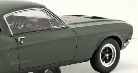 GTスピリット GTUS011 1/12 フォード マスタング GT スティーブ マックイーン Movie Bullitt 1968 ダークグリーン  - ミニチャンプス専門店　【Minichamps World】