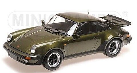 ミニチャンプス 125066122 1/12 ポルシェ 911 ターボ 1977 オリーブ 