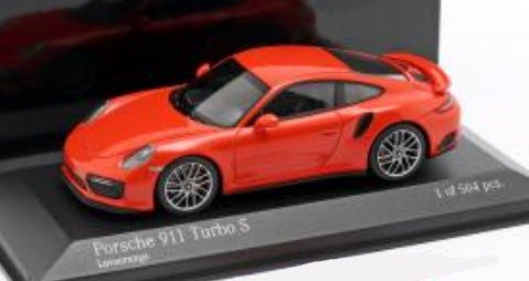 ミニチャンプス 410067171 1/43 ポルシェ 911 (991.2) ターボ S 2017 オレンジ - ミニチャンプス専門店　 【Minichamps World】