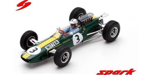 スパーク S7123 1/43 Lotus 25 No.3 German GP 1965 Gerhard Mitter - ミニチャンプス専門店　 【Minichamps World】