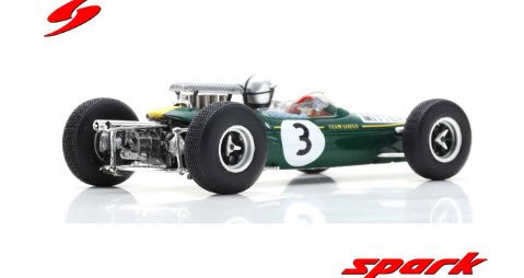 スパーク S7123 1/43 Lotus 25 No.3 German GP 1965 Gerhard Mitter - ミニチャンプス専門店　 【Minichamps World】