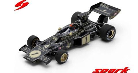 独特な 1/43 S7127 スパーク Lotus 1973 GP Spainish Winner No.1 72E レーシングカー