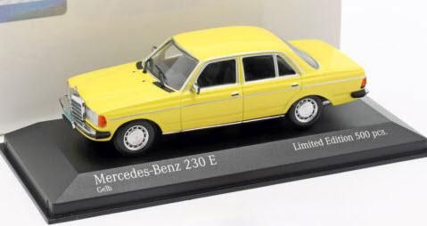 ミニチャンプス 943032203 1/43 メルセデス ベンツ 230 E (W123) 1982 イエロー - ミニチャンプス専門店　 【Minichamps World】