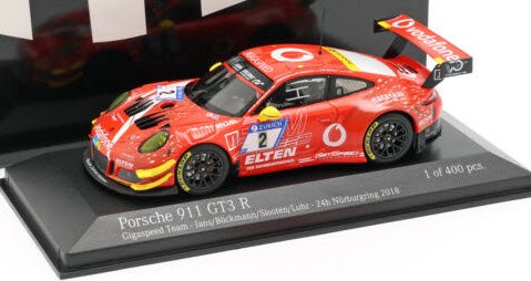 ミニチャンプス 410186702 1/43 ポルシェ 911 GT3 R (991) 