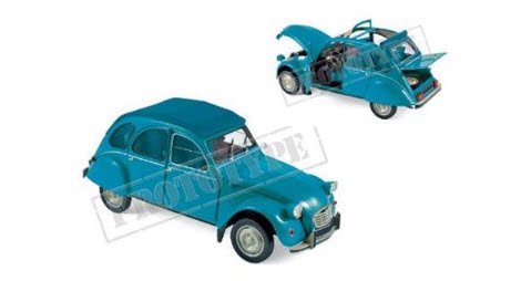 ノレブ 181492 1/18 シトロエン 2CV 6 Club 1982 ラグーンブルー - ミニチャンプス専門店 【Minichamps ...