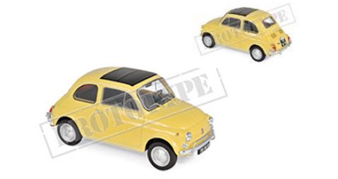 ノレブ 187772 1/18 フィアット 500 L 1968 イエロー - ミニチャンプス専門店　【Minichamps World】