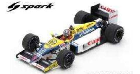 スパーク 1/43 ウィリアムズ FW11 N.マンセル ベルギーGP 1986 スパーク S7481 1/43 Williams FW11 No.5 Winner Belgian GP