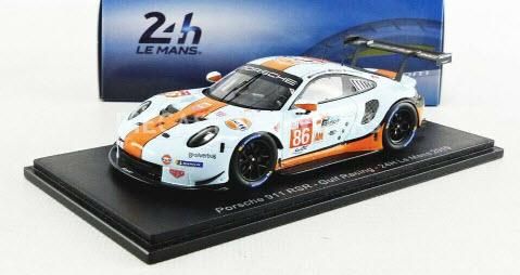 Amazon | ミニカー 911 RSR ガルフレーシング #86 ルマン 2018