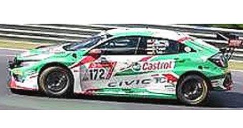 スパーク SG537 1/43 Honda Civic No.172 Team Castrol Honda Racing Winner TCR  class 24H Nurburgring 2019 - ミニチャンプス専門店 【Minichamps World】