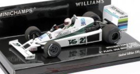 ミニチャンプス 1 43 ウィリアムズ フォード Fw06 27 アラン ジョーンズ Usa Gp West 1979 3位入賞 ミニチャンプス専門店 Minichamps World