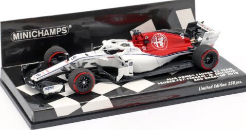 ザウバー C37 エリクソン アブダビGP 2018 ミニチャンプス 1/43-