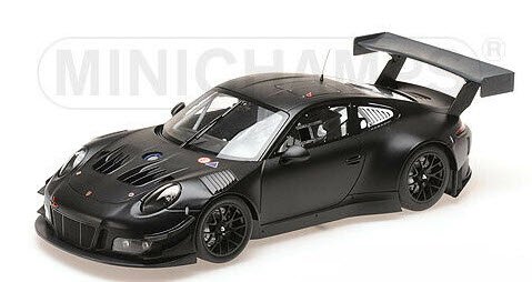 ミニチャンプス 155186901 1/18 ポルシェ 911 GT3 R プレーンボディ バージョン マットブラック - ミニチャンプス専門店　 【Minichamps World】