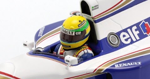 ミニチャンプス1/18 アイルトン セナ ウィリアムズFW16 ブラジルGP-