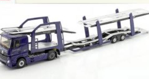 ELIGOR エリゴール 116461 1/43 メルセデス ベンツ Actros 2 1843 Truck Car transporter 2016  ブルー - ミニチャンプス専門店 【Minichamps World】