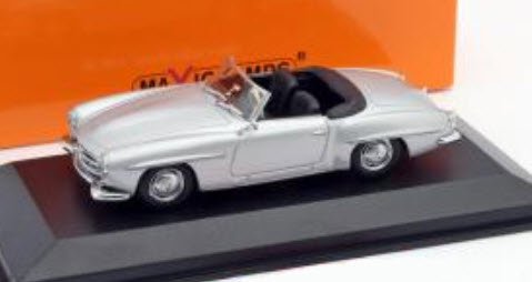 ミニチャンプス MAXICHAMPS 940033130 1/43 メルセデス ベンツ 190 SL (W121) 1955 シルバー -  ミニチャンプス専門店　【Minichamps World】