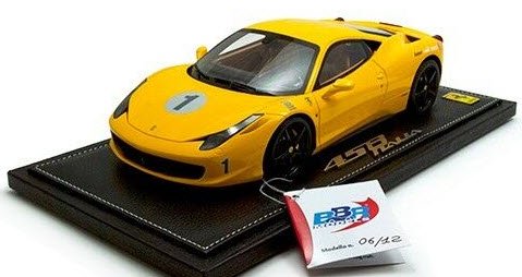 BBR P1813CLIYEI 1/18 フェラーリ 458 Italia Corso Piloti イエロー - ミニチャンプス専門店  【Minichamps World】