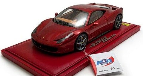 BBR RCDL06 1/18 フェラーリ 458 Italia Rosso Monza 2009