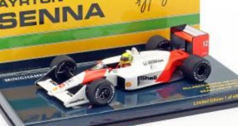 ミニチャンプス 1/12 AYRTON SENNA マクラーレン MP4/4おもちゃ