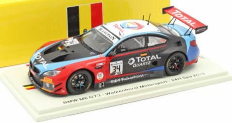 スパーク SB257 1/43 BMW M6 GT3 No.34 Walkenhorst Motorsport 24H Spa 2019  M.Jensen C.Krognes N.Catsburg - ミニチャンプス専門店　【Minichamps World】