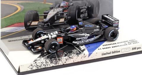 2,111台ミニチャンプス1/43フェルナンド・アロンソMINARDI PS01 2,111台ミニチャンプス1/43フェルナンド・アロンソMINARDI PS01